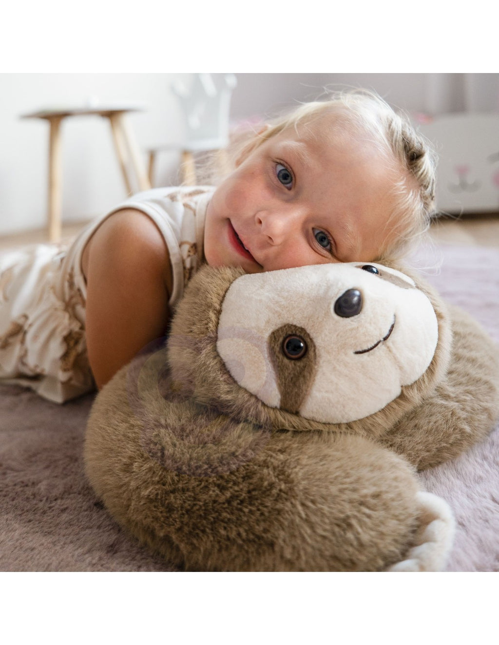 WOOPIE stresszoldó súlyozott plüss lajhár – 65 cm, 2,5 kg