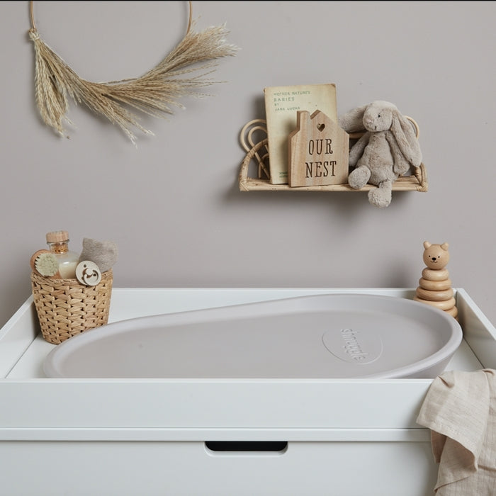 Shnuggle puha habszivacs pelenkázóalátét 70 × 45 cm – Szürkésbézs