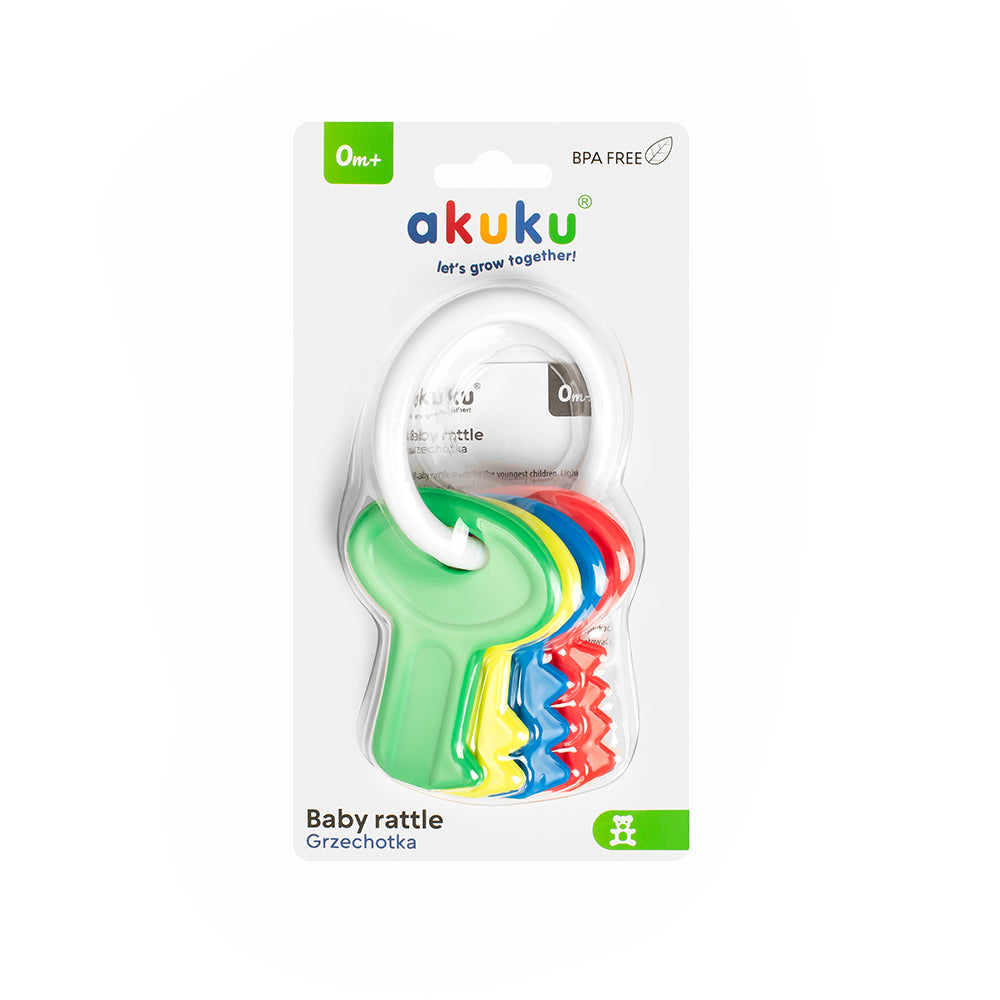 AKUKU kulcs csörgő – Sötét színek