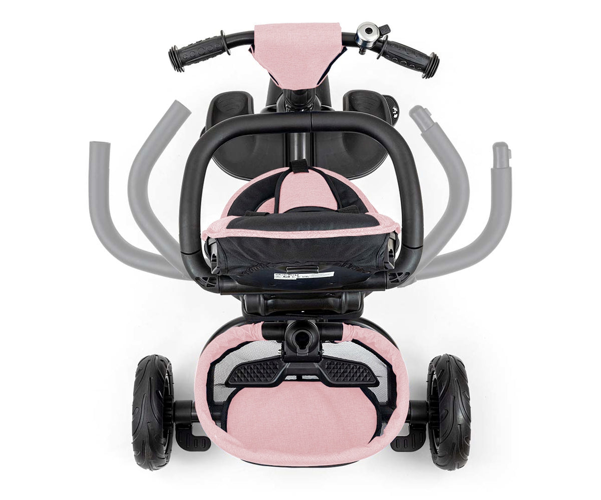 MILLY MALLY Stanley Rubber háromkerekű tricikli – Rózsaszín