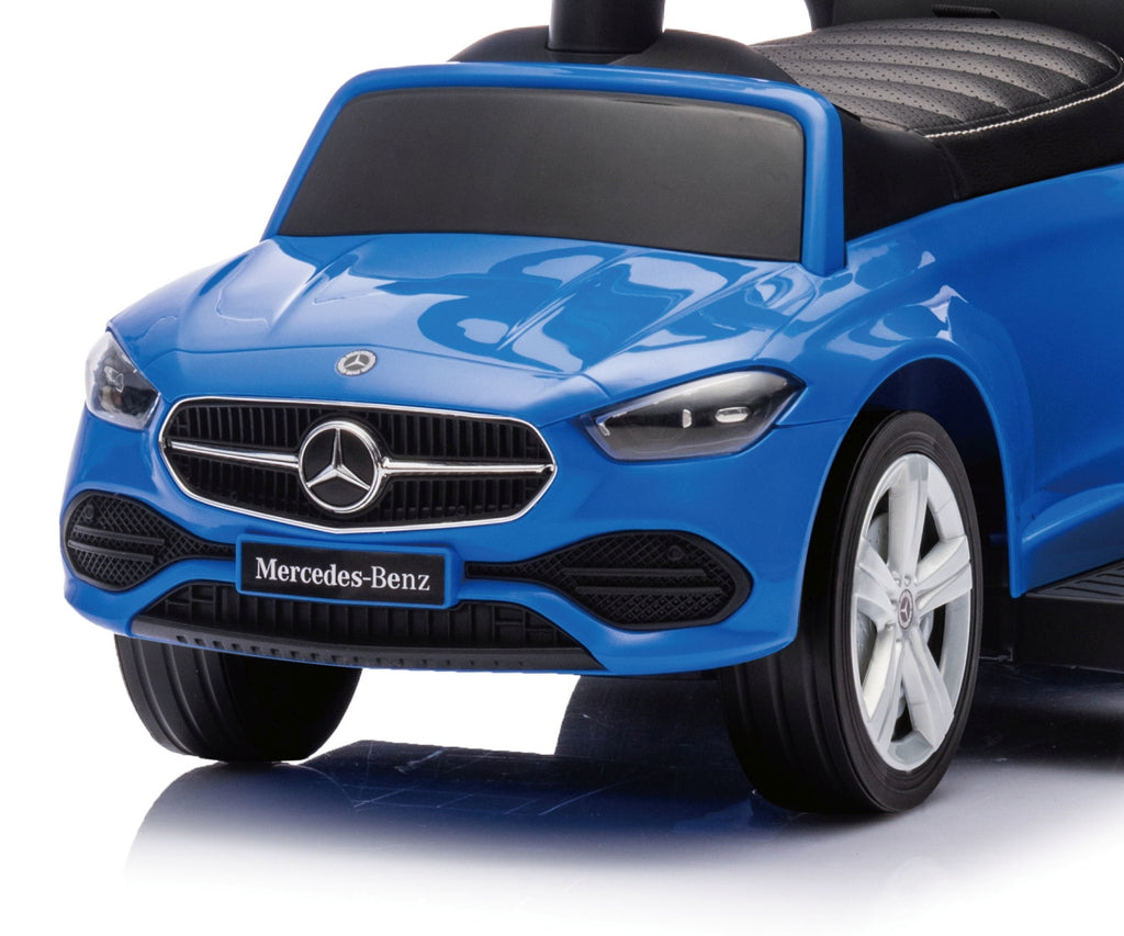 MILLY MALLY Mercedes C-Class Deluxe tolókaros bébitaxi – Kék