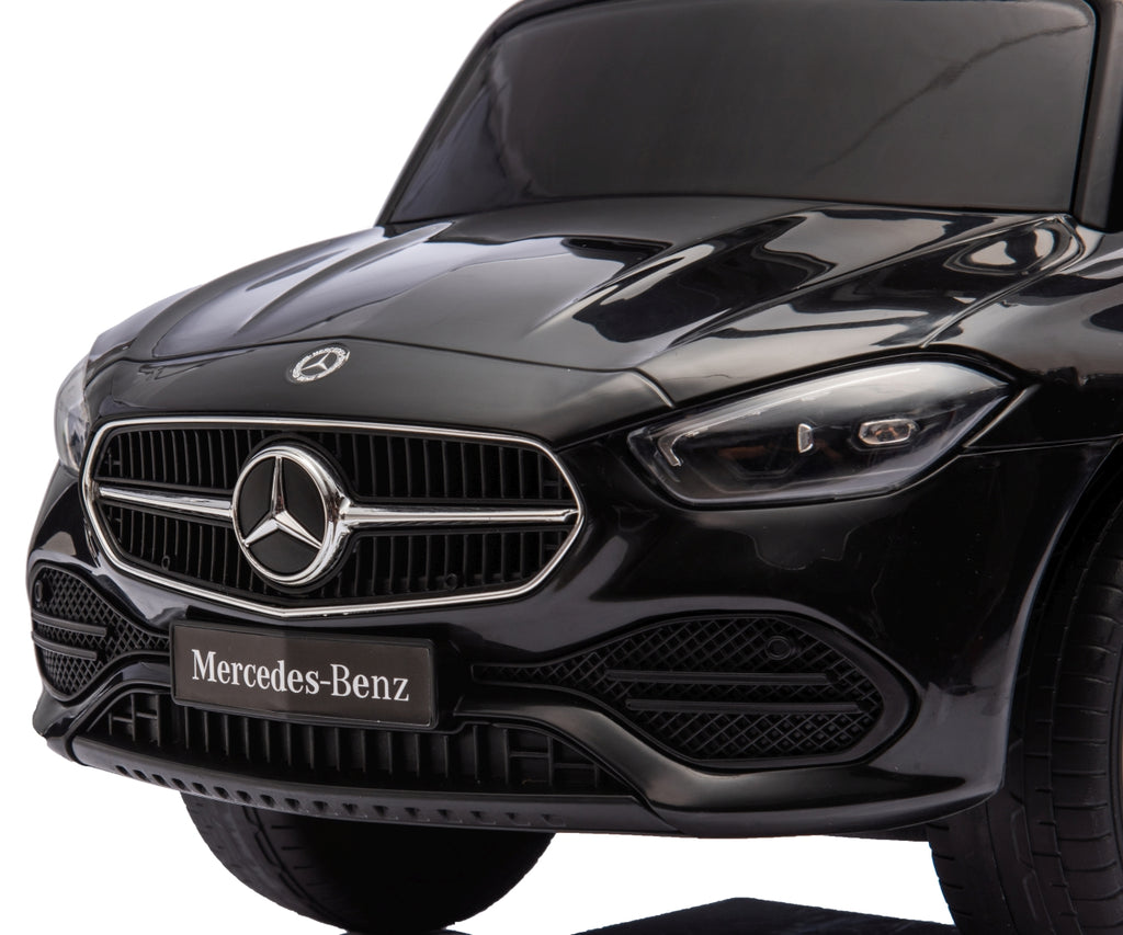 Milly Mally Mercedes C-Class bébitaxi tolókarral – Fekete