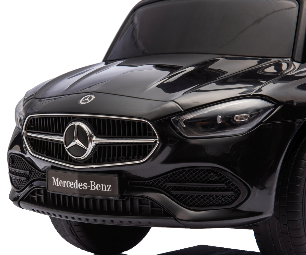 Milly Mally Mercedes C-Class bébitaxi tolókarral – Fekete