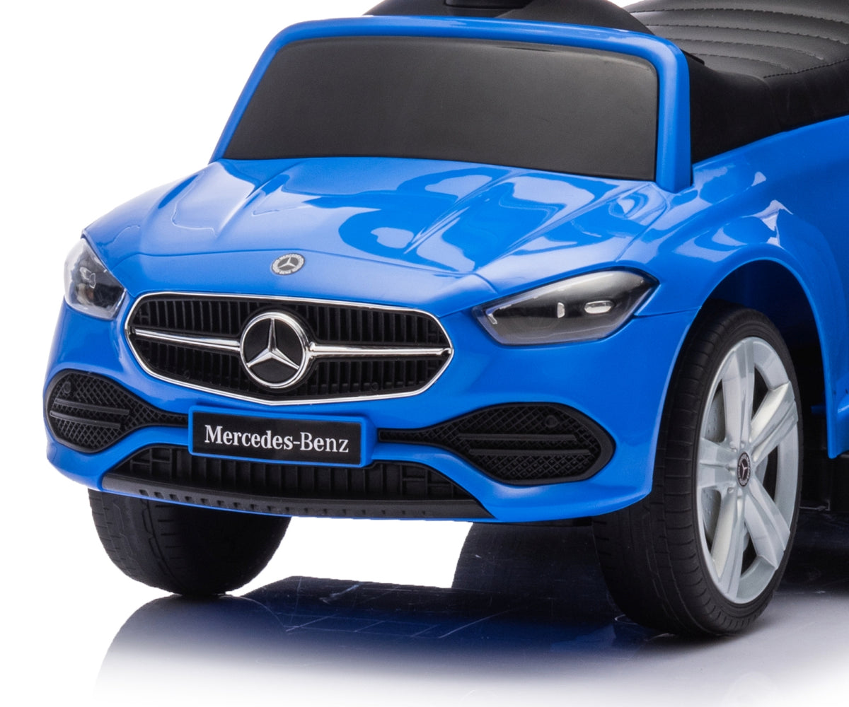 MILLY MALLY Mercedes C-Class tolókaros bébitaxi – Kék