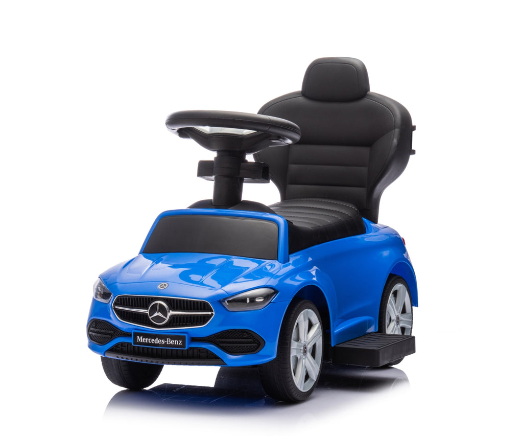 MILLY MALLY Mercedes C-Class tolókaros bébitaxi – Kék