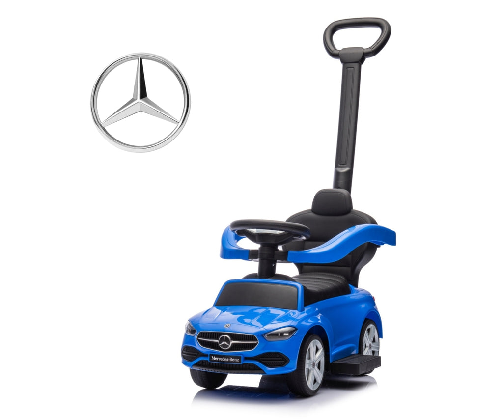 MILLY MALLY Mercedes C-Class tolókaros bébitaxi – Kék