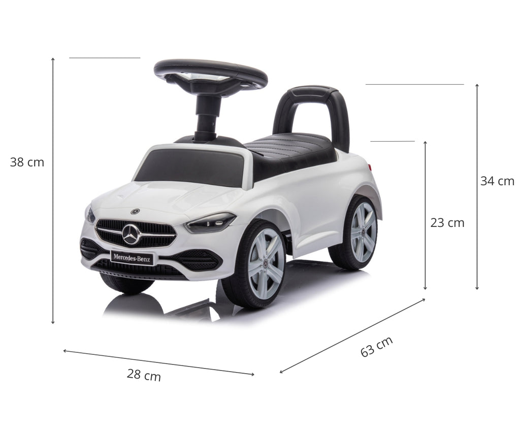 MILLY MALLY Mercedes C-Class S bébitaxi – Fehér