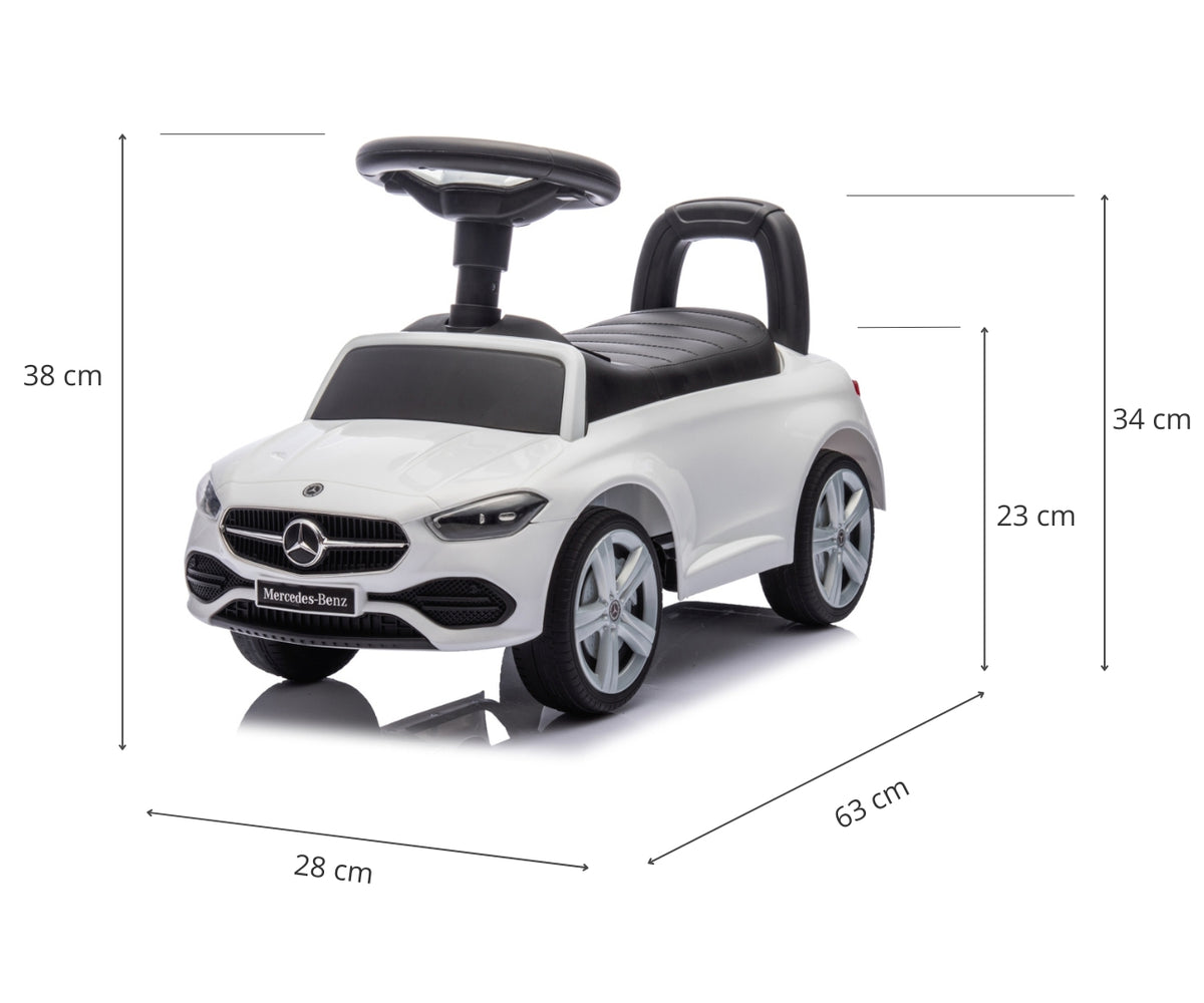 MILLY MALLY Mercedes C-Class S bébitaxi – Fehér