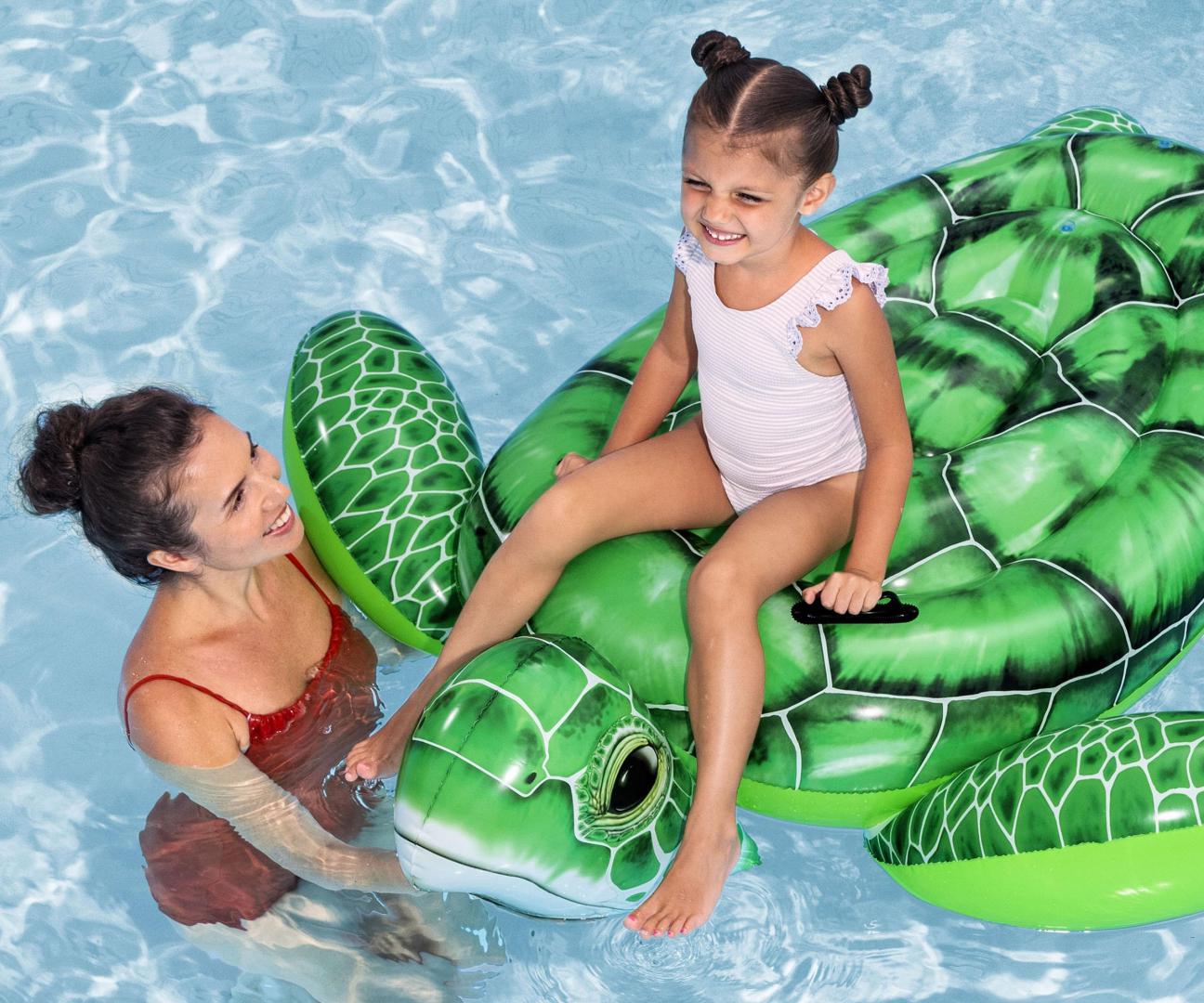 Bestway Tidal Turtle™ Felfújható Teknős Matrac Fogantyúkkal