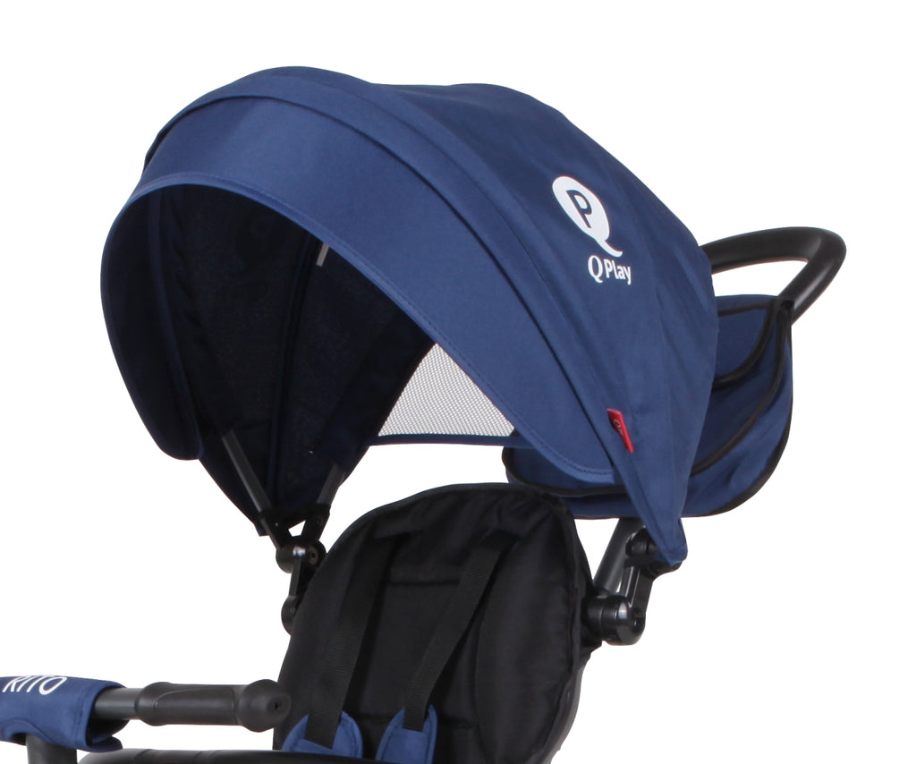 MILLY MALLY Qplay Rito Plus háromkerekű tricikli – Kék