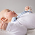 BabyOno szilikon cumitartó lánc – kék