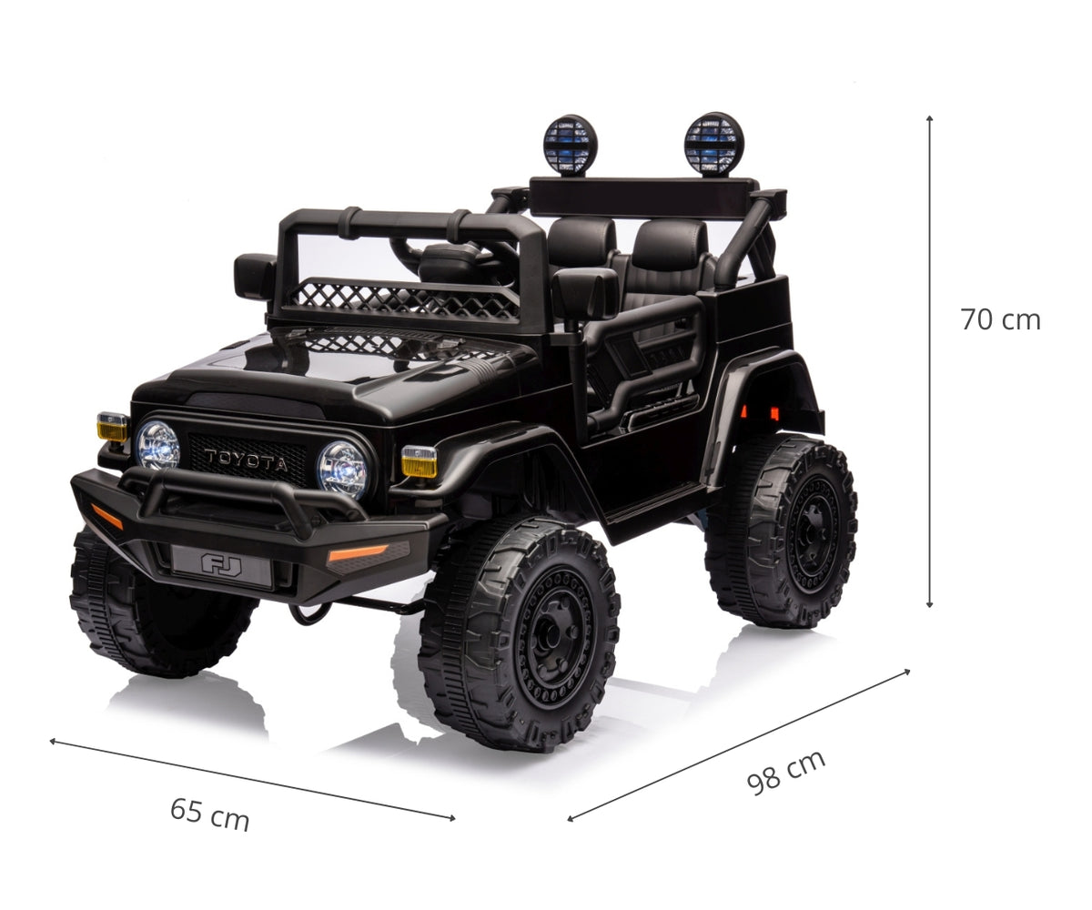 MILLY MALLY Toyota FJ Cruiser elektromos terepjáró – Fekete