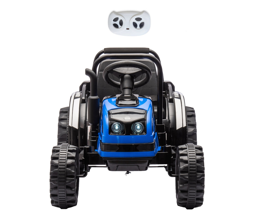 MILLY MALLY Farmer akkumulátoros traktor levehető utánfutóval – Kék