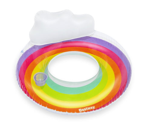Bestway Rainbow Dreams Felfújható Úszógumi Háttámlával