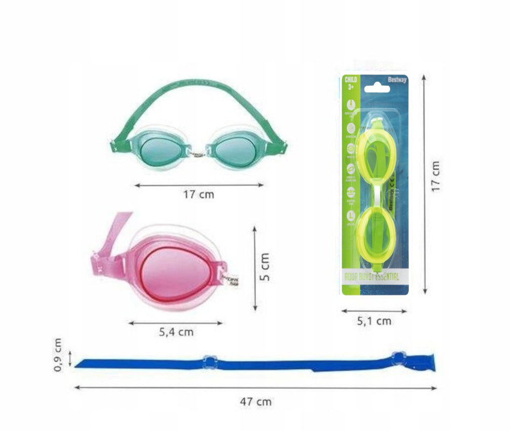 Bestway Aqua Burst Essential™ Gyermek Úszószemüveg – Lila