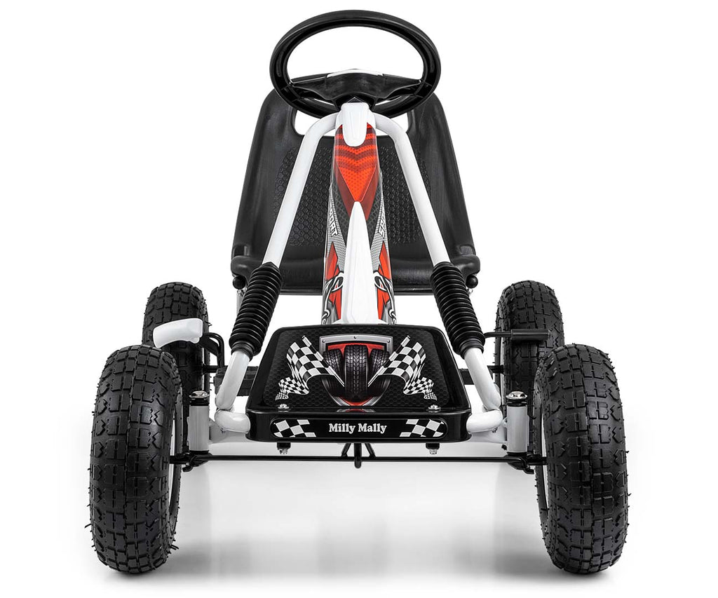 MILLY MALLY Thor pedálos gokart – Fehér