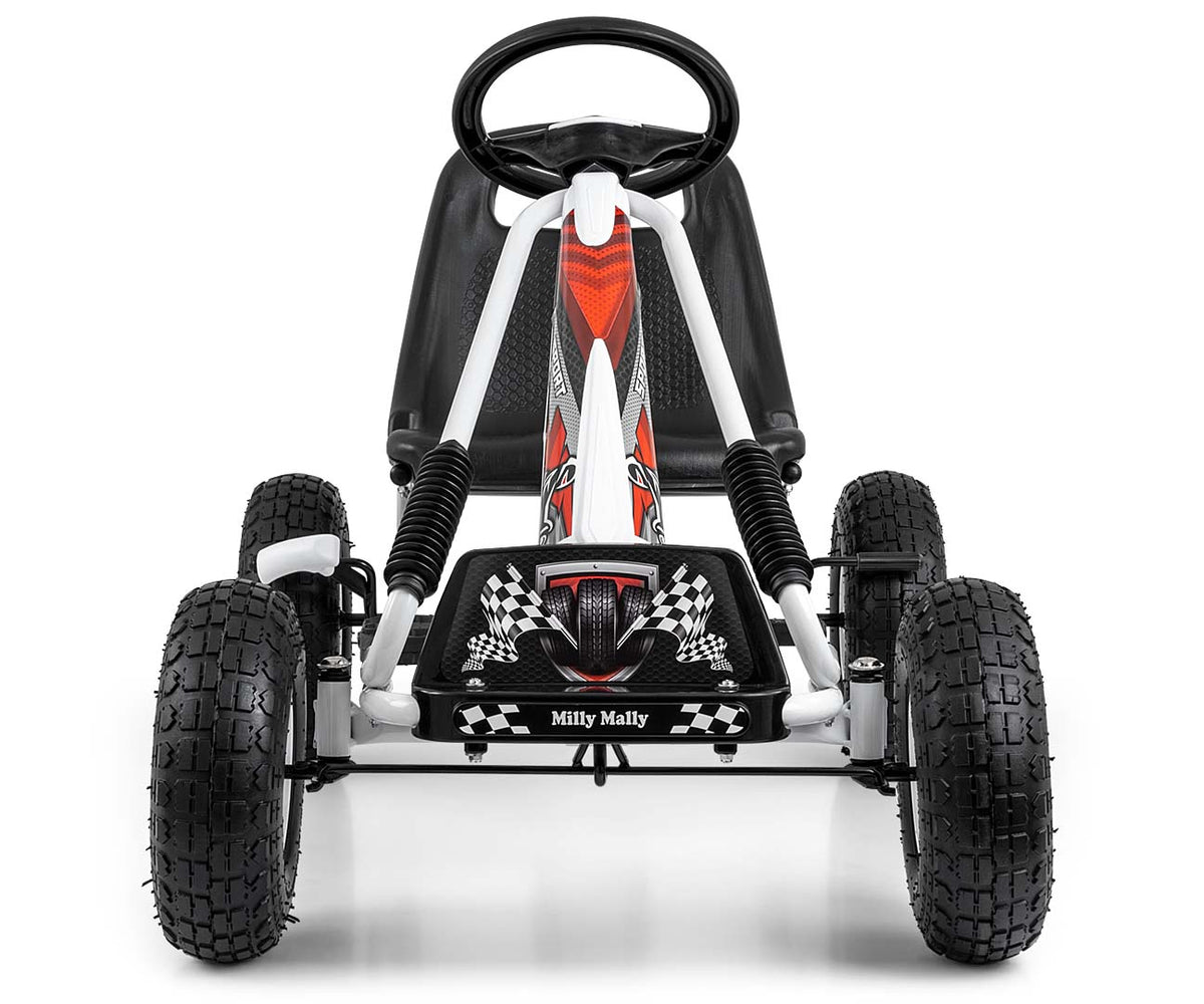MILLY MALLY Thor pedálos gokart – Fehér