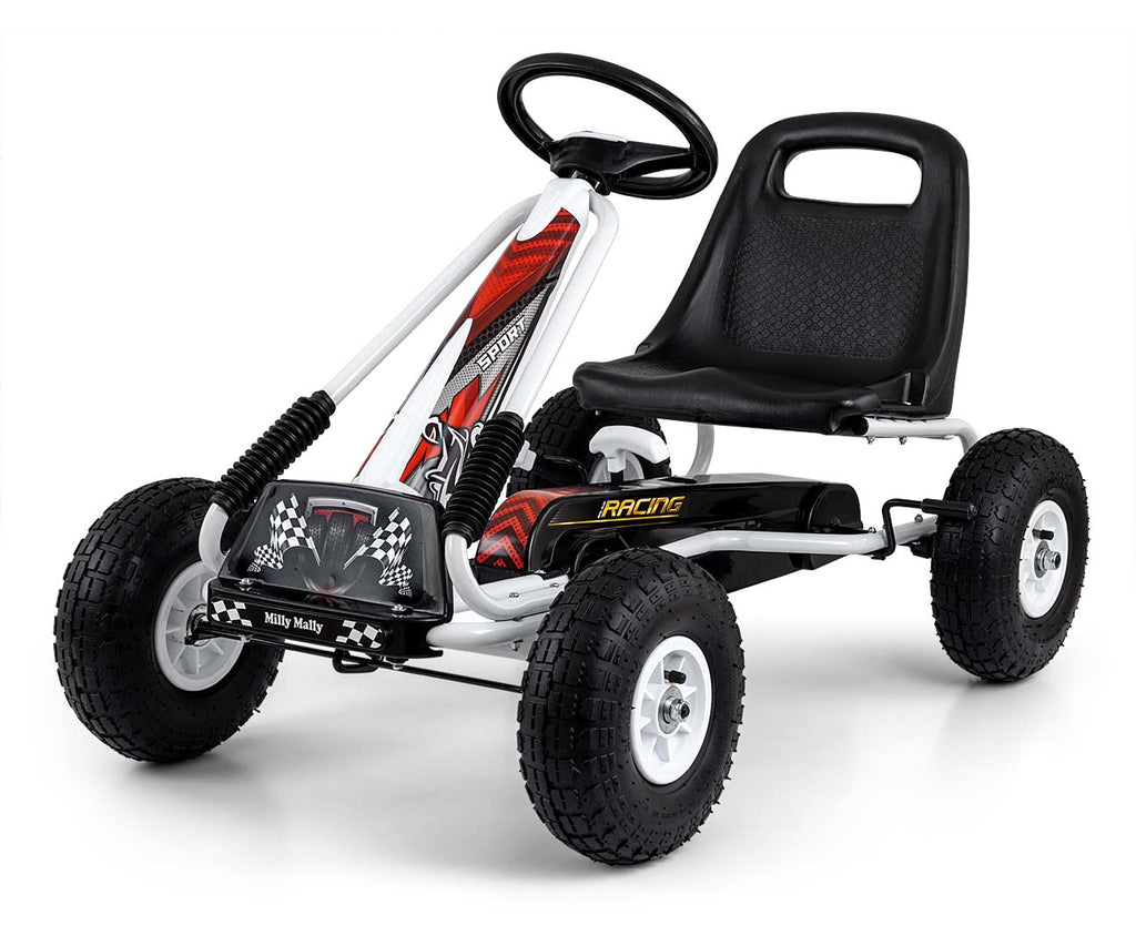 MILLY MALLY Thor pedálos gokart – Fehér