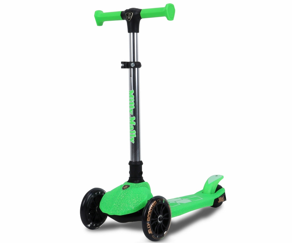 MILLY MALLY Jelly háromkerekű roller – Zöld