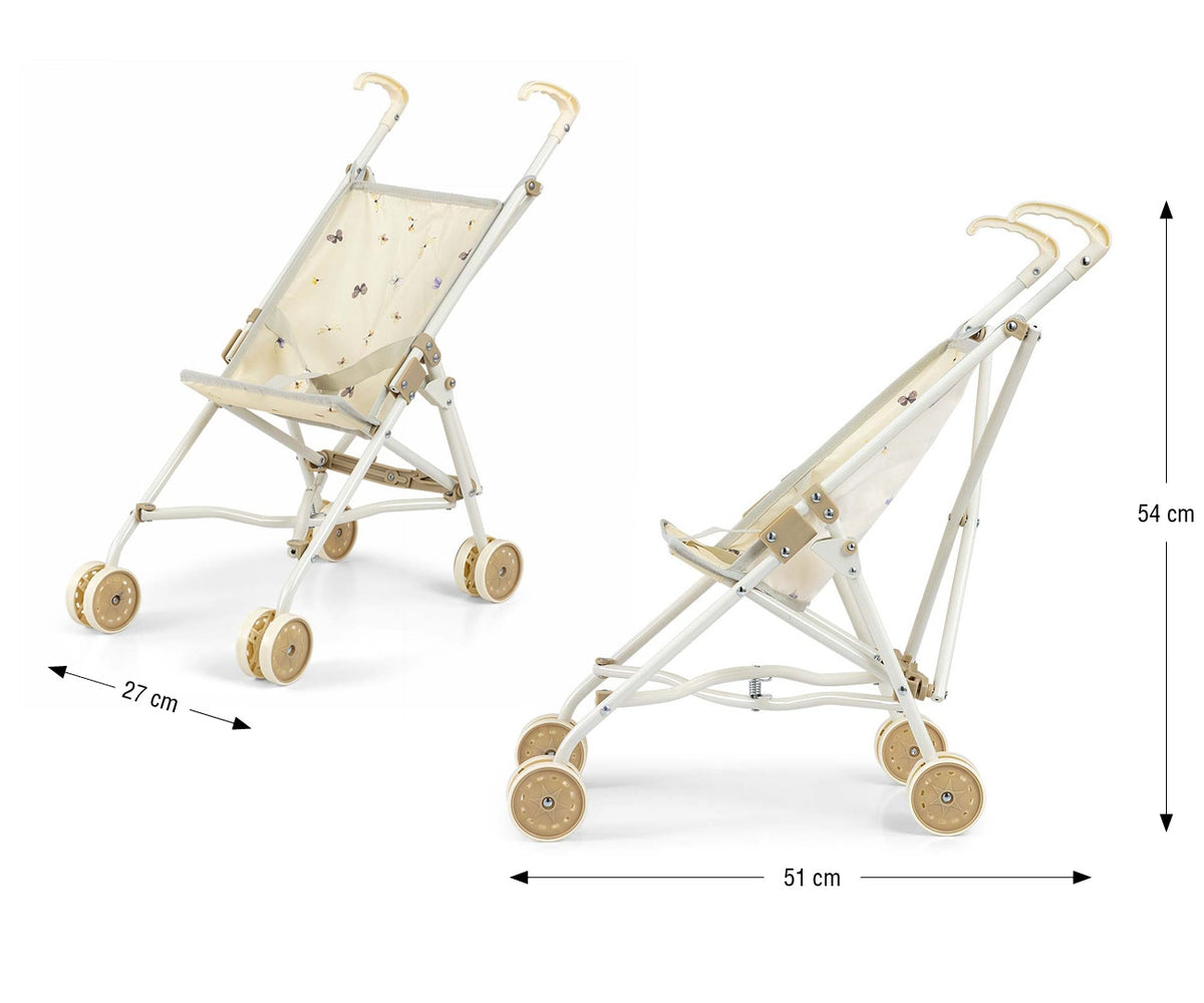 Milly Mally Julia játék babakocsi – Natúr