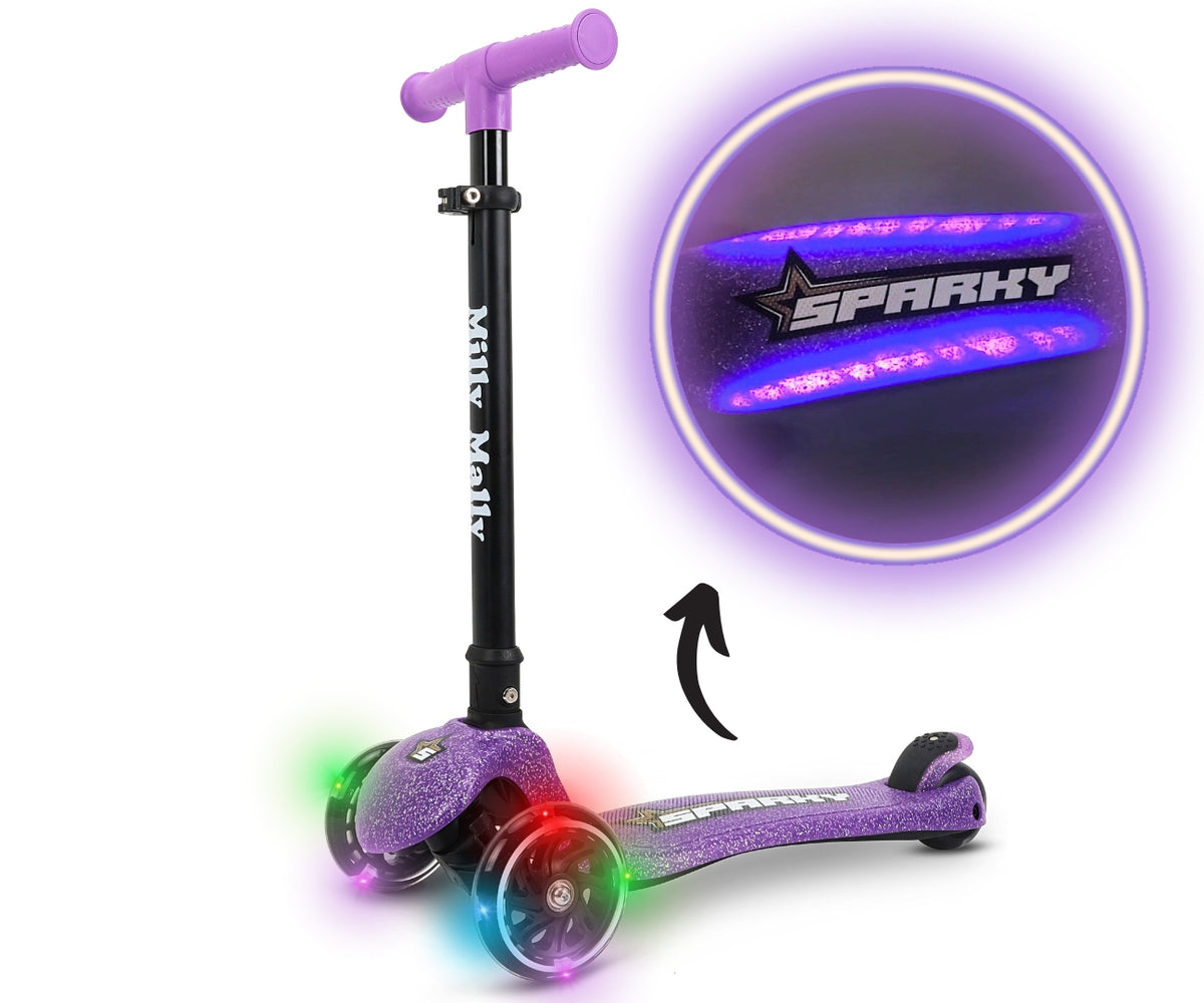 MILLY MALLY Sparky háromkerekű roller – Ibolya