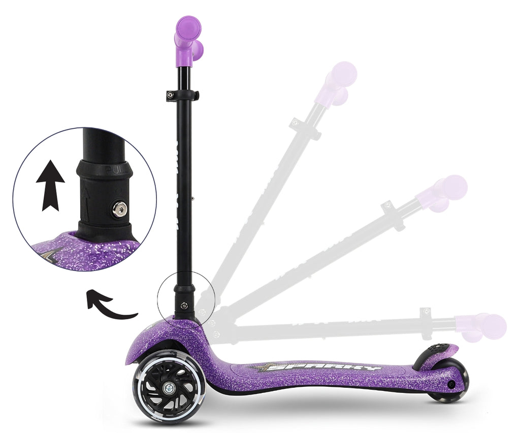 MILLY MALLY Sparky háromkerekű roller – Ibolya