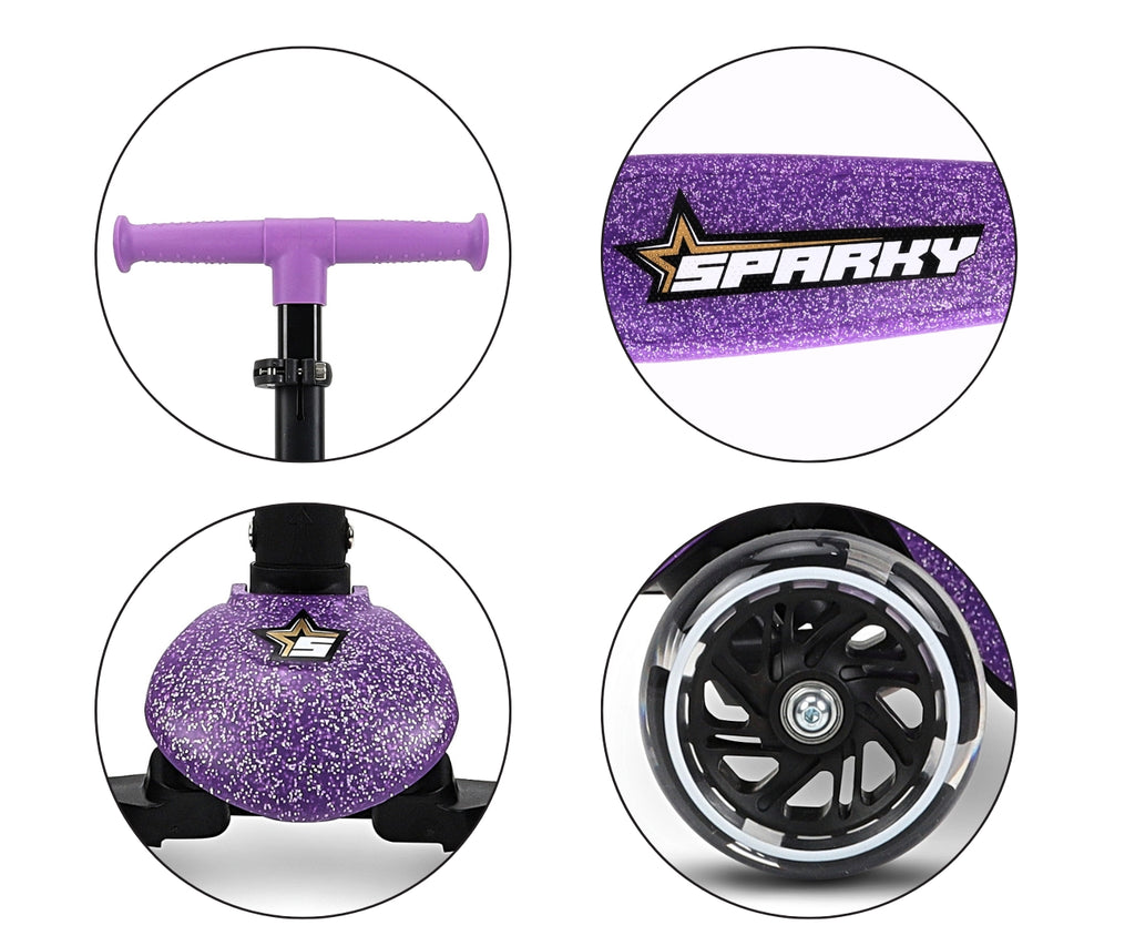 MILLY MALLY Sparky háromkerekű roller – Ibolya