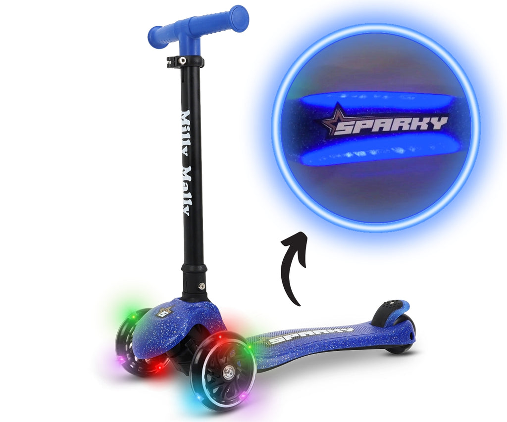MILLY MALLY Sparky háromkerekű roller – Kék