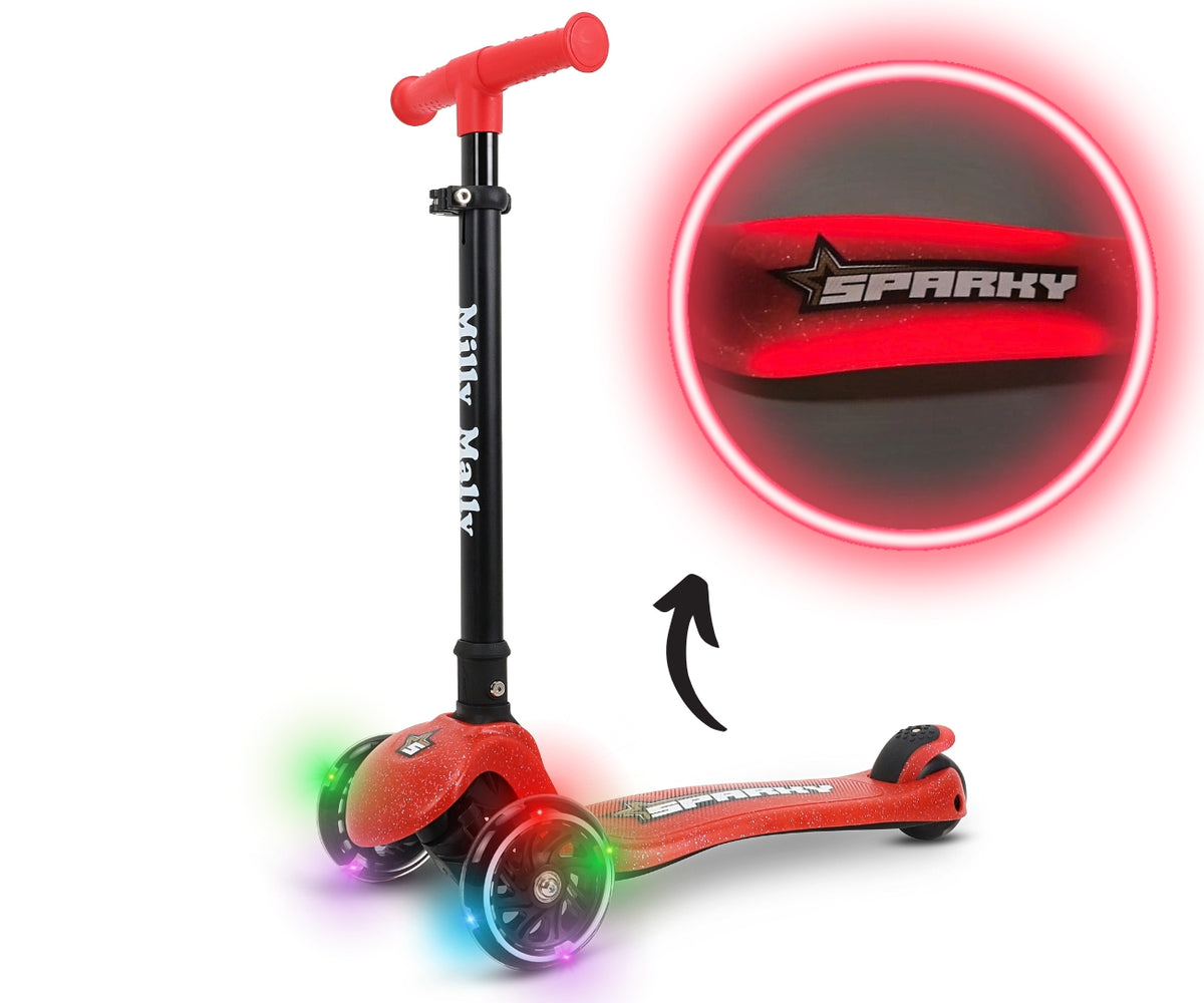 MILLY MALLY Jelly háromkerekű roller – Piros
