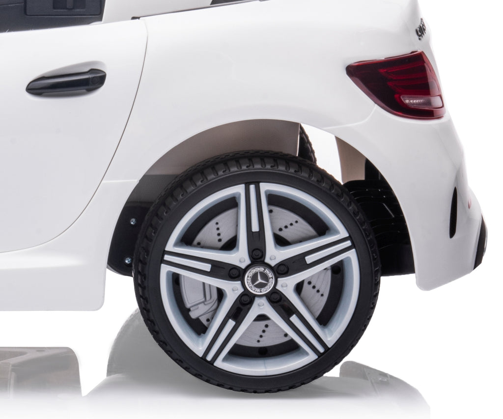 MILLY MALLY Mercedes-Benz SLC elektromos kisautó távirányítóval – Fehér