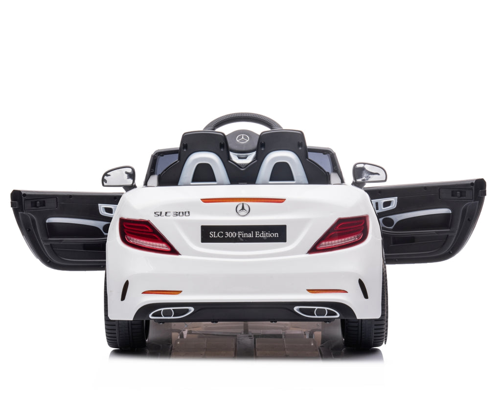 MILLY MALLY Mercedes-Benz SLC elektromos kisautó távirányítóval – Fehér