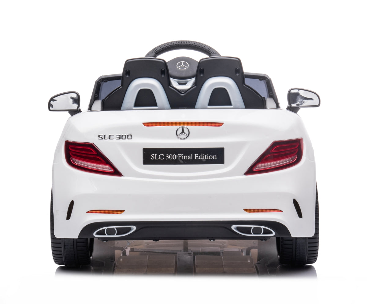 MILLY MALLY Mercedes-Benz SLC elektromos kisautó távirányítóval – Fehér