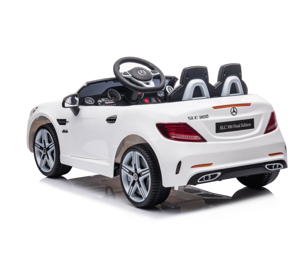 MILLY MALLY Mercedes-Benz SLC elektromos kisautó távirányítóval – Fehér