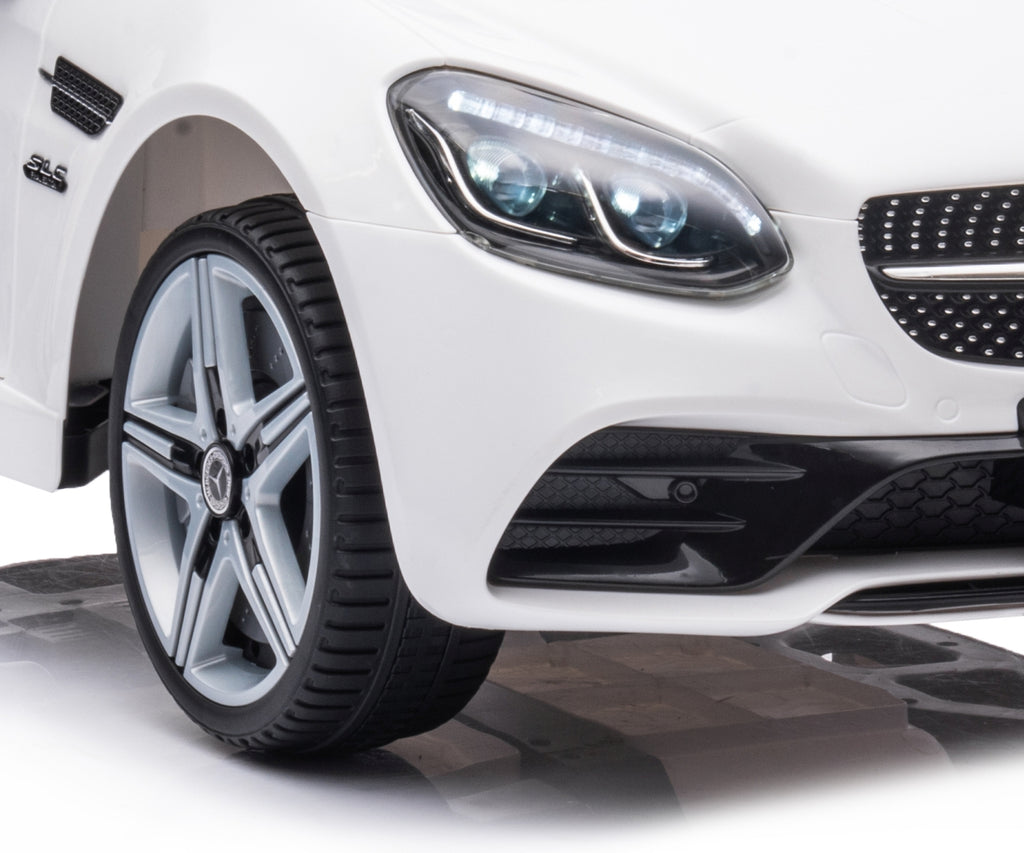 MILLY MALLY Mercedes-Benz SLC elektromos kisautó távirányítóval – Fehér