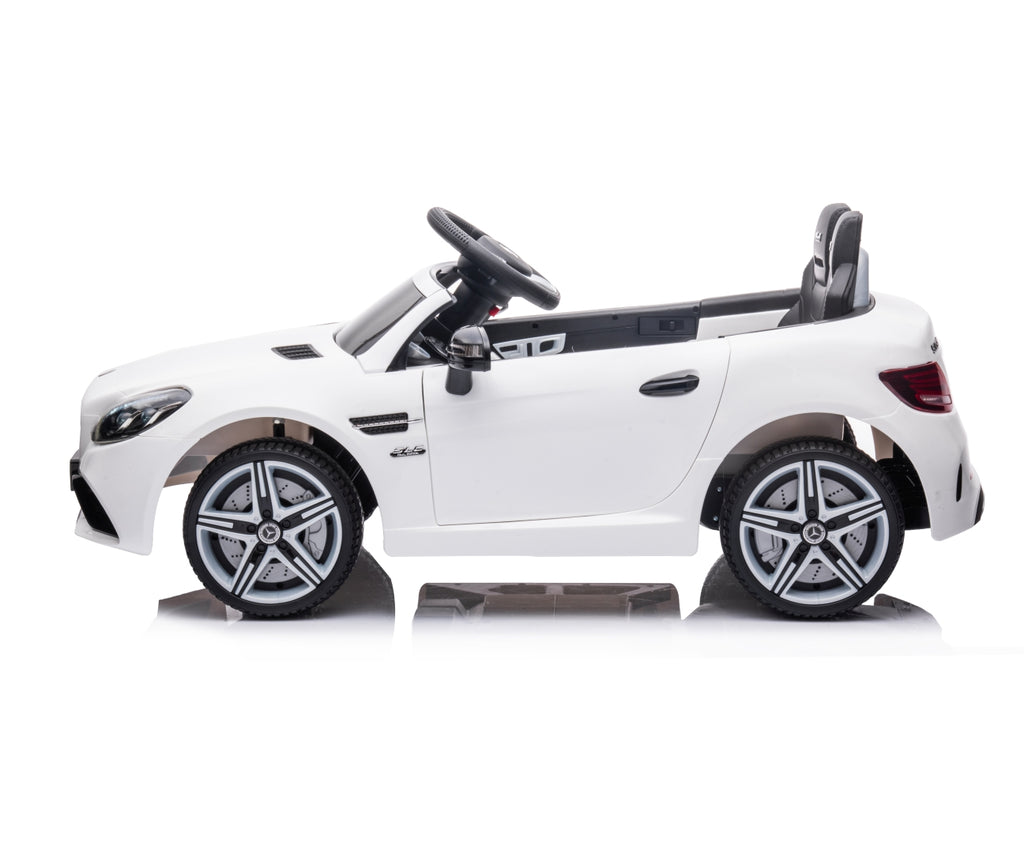 MILLY MALLY Mercedes-Benz SLC elektromos kisautó távirányítóval – Fehér
