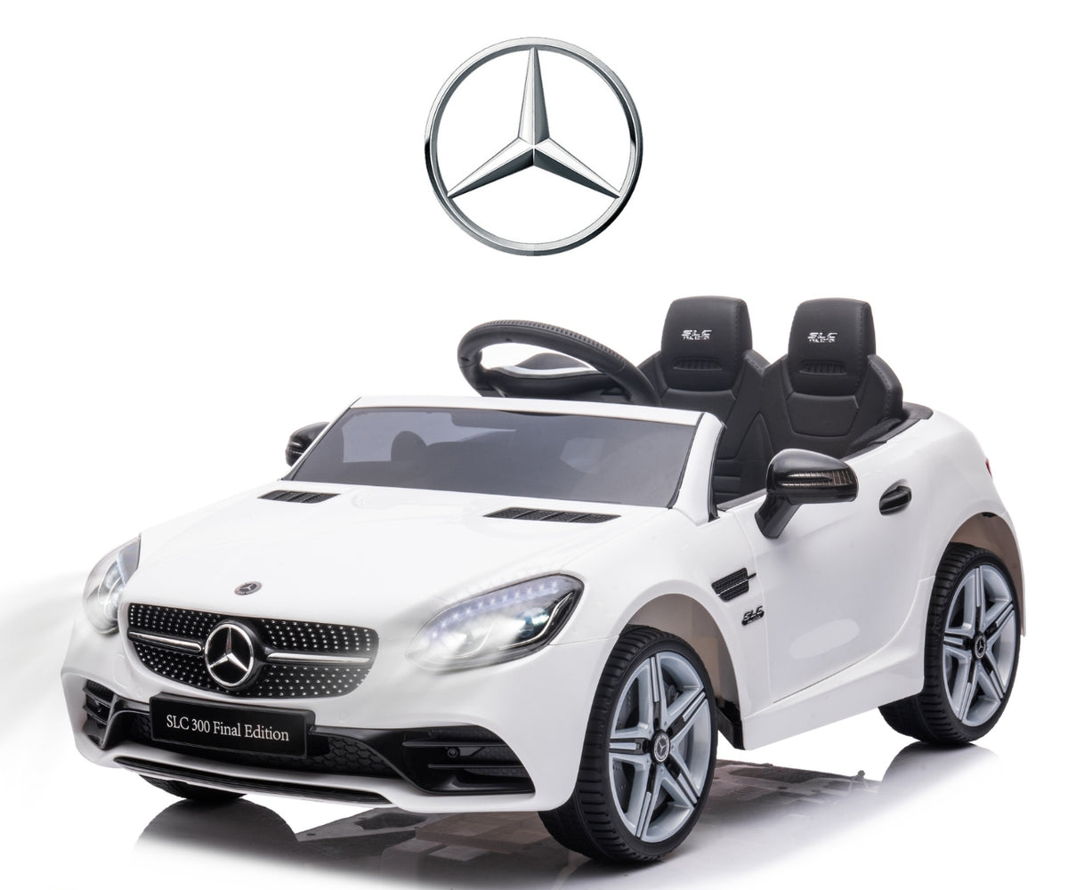 MILLY MALLY Mercedes-Benz SLC elektromos kisautó távirányítóval – Fehér