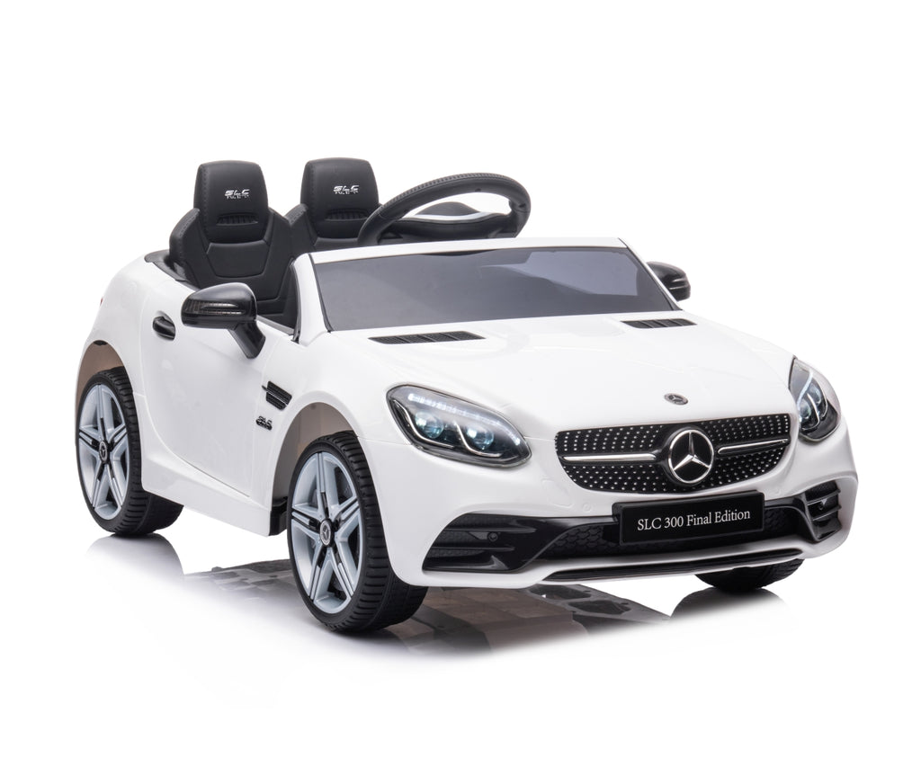 MILLY MALLY Mercedes-Benz SLC elektromos kisautó távirányítóval – Fehér