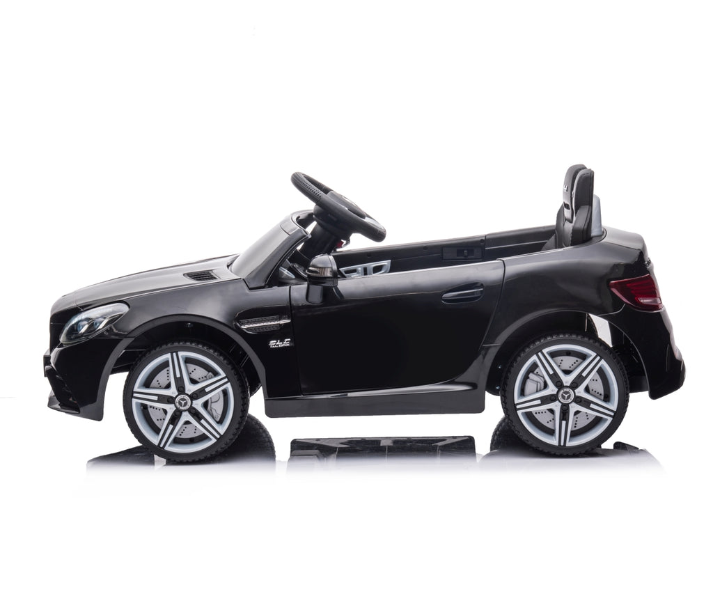 MILLY MALLY Mercedes-Benz SLC elektromos kisautó távirányítóval – Fekete