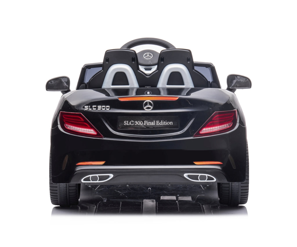 MILLY MALLY Mercedes-Benz SLC elektromos kisautó távirányítóval – Fekete