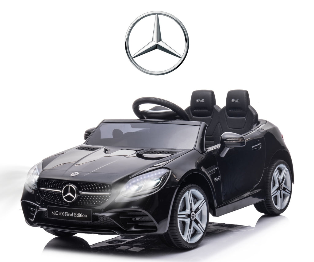 MILLY MALLY Mercedes-Benz SLC elektromos kisautó távirányítóval – Fekete