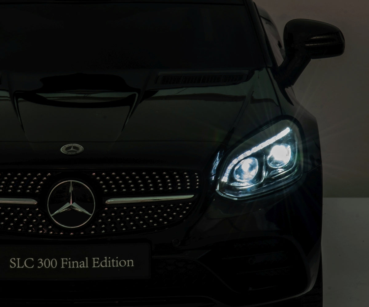 MILLY MALLY Mercedes-Benz SLC elektromos kisautó távirányítóval – Fekete