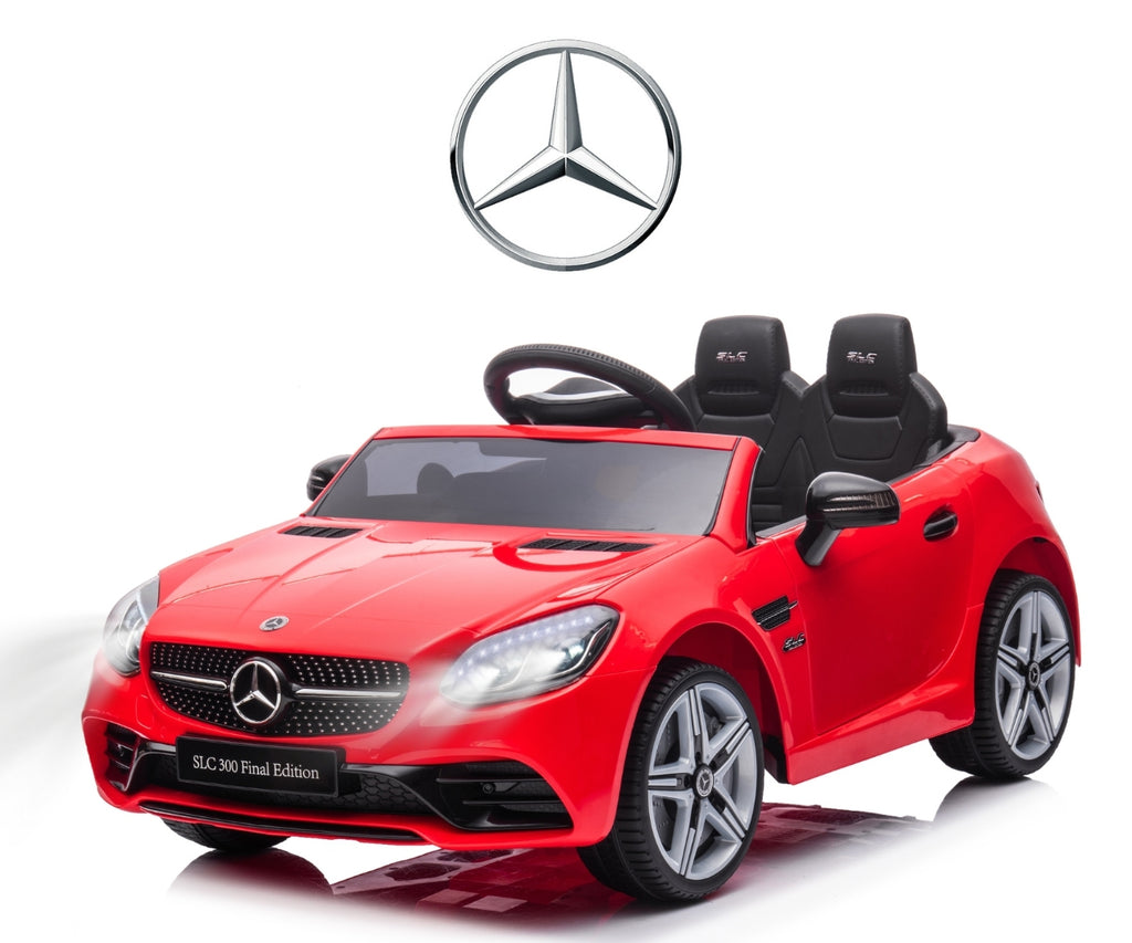 MILLY MALLY Mercedes-Benz SLC elektromos kisautó távirányítóval – Piros