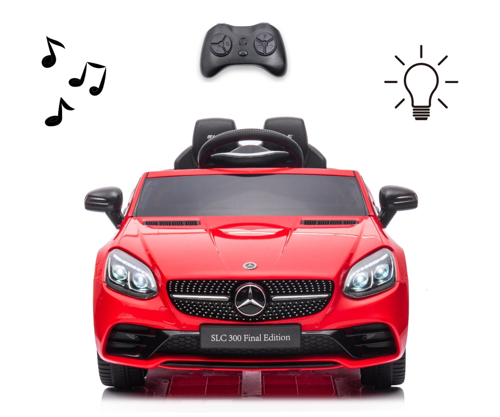 MILLY MALLY Mercedes-Benz SLC elektromos kisautó távirányítóval – Piros