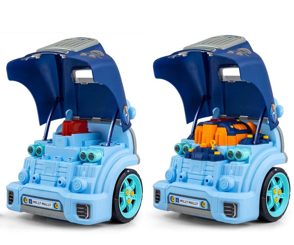 Milly Mally N-GINE szétszerelhető játékmotor – Kék