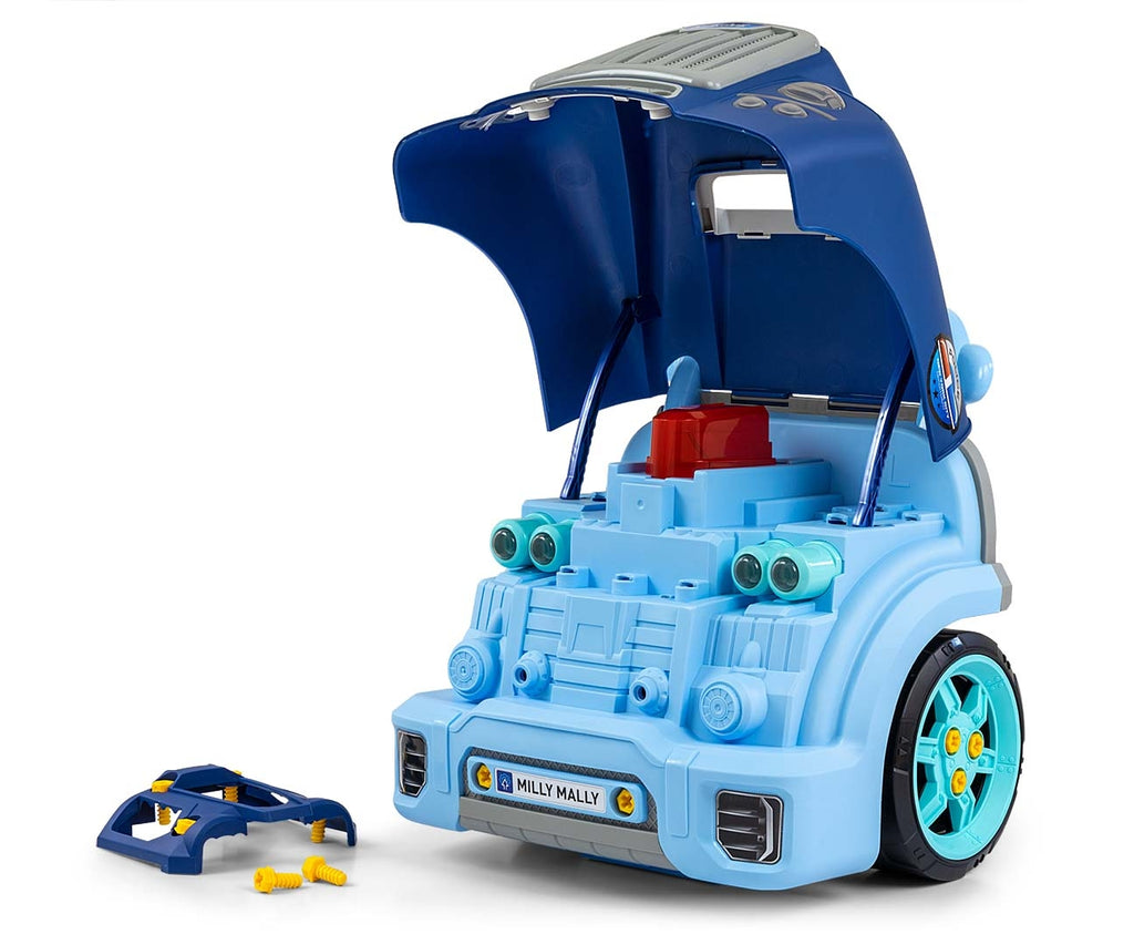 Milly Mally N-GINE szétszerelhető játékmotor – Kék