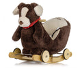 MILLY MALLY Polly Plus 2 az 1-ben hintakutya – Barna