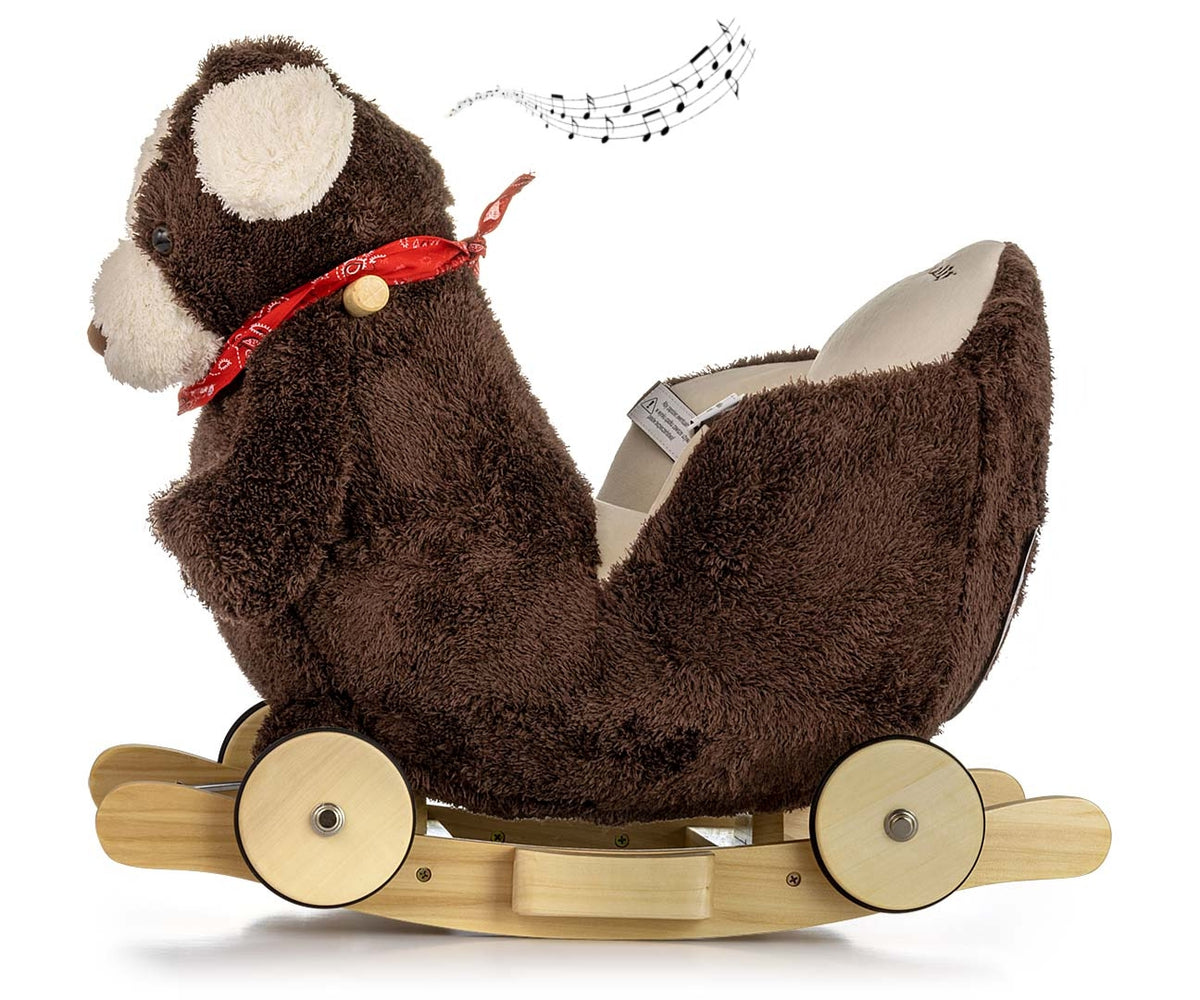 MILLY MALLY Polly Plus 2 az 1-ben hintakutya – Barna