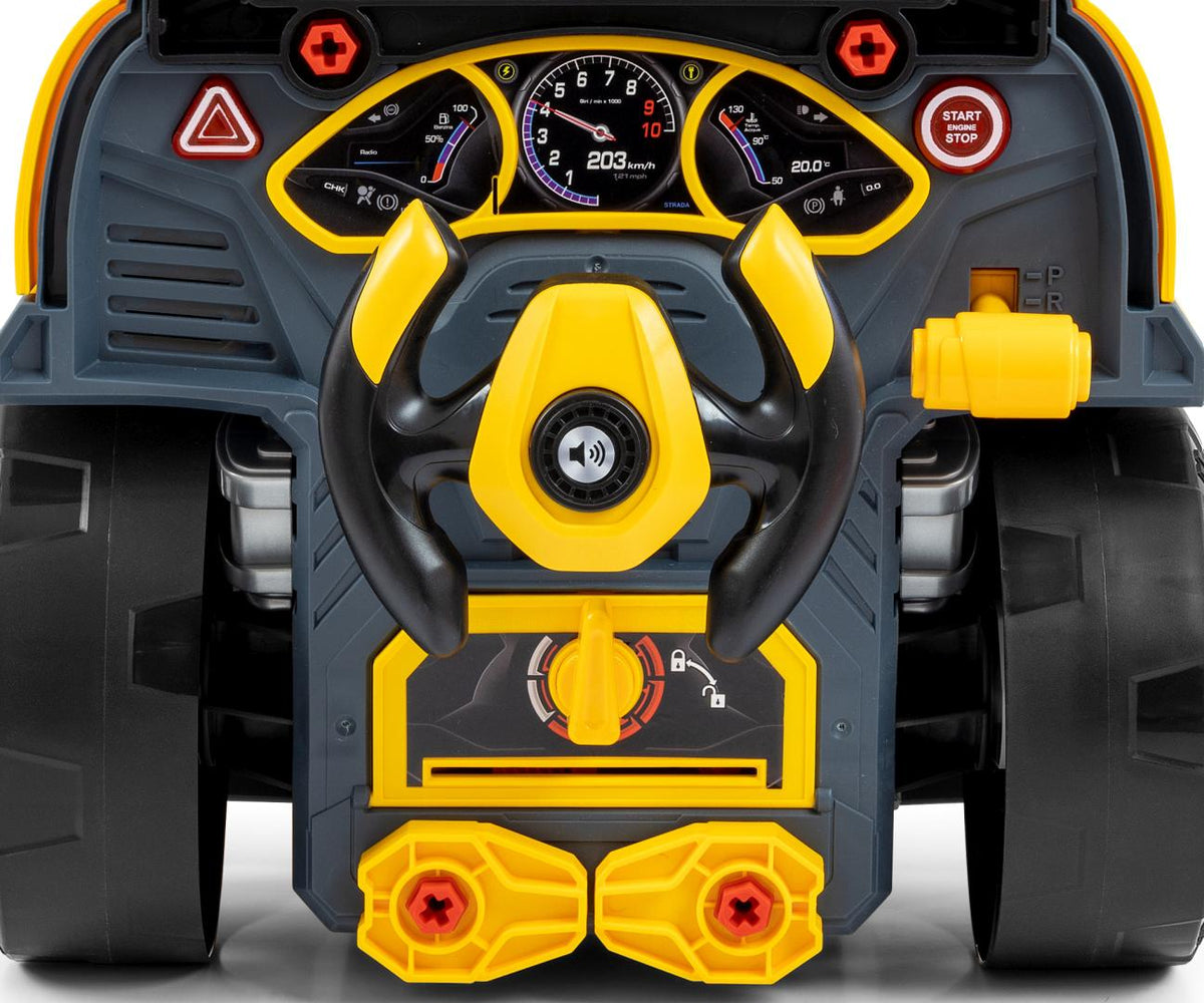 Milly Mally N-GINE szétszerelhető játék motor – Sárga