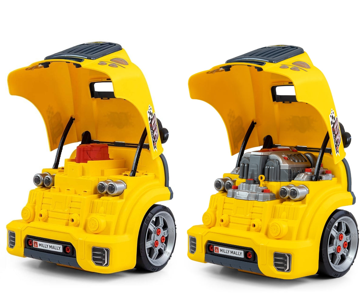 Milly Mally N-GINE szétszerelhető játék motor – Sárga