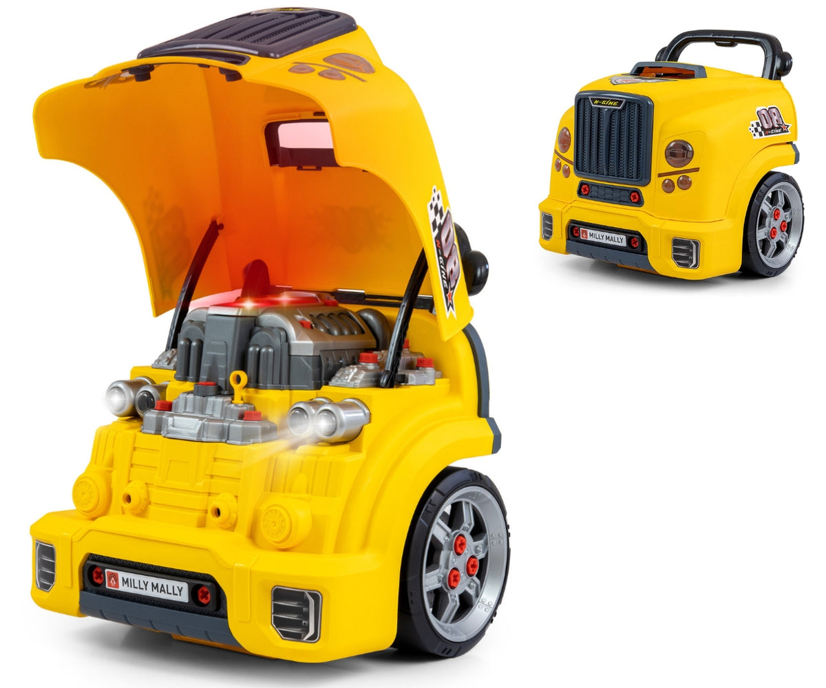 Milly Mally N-GINE szétszerelhető játék motor – Sárga